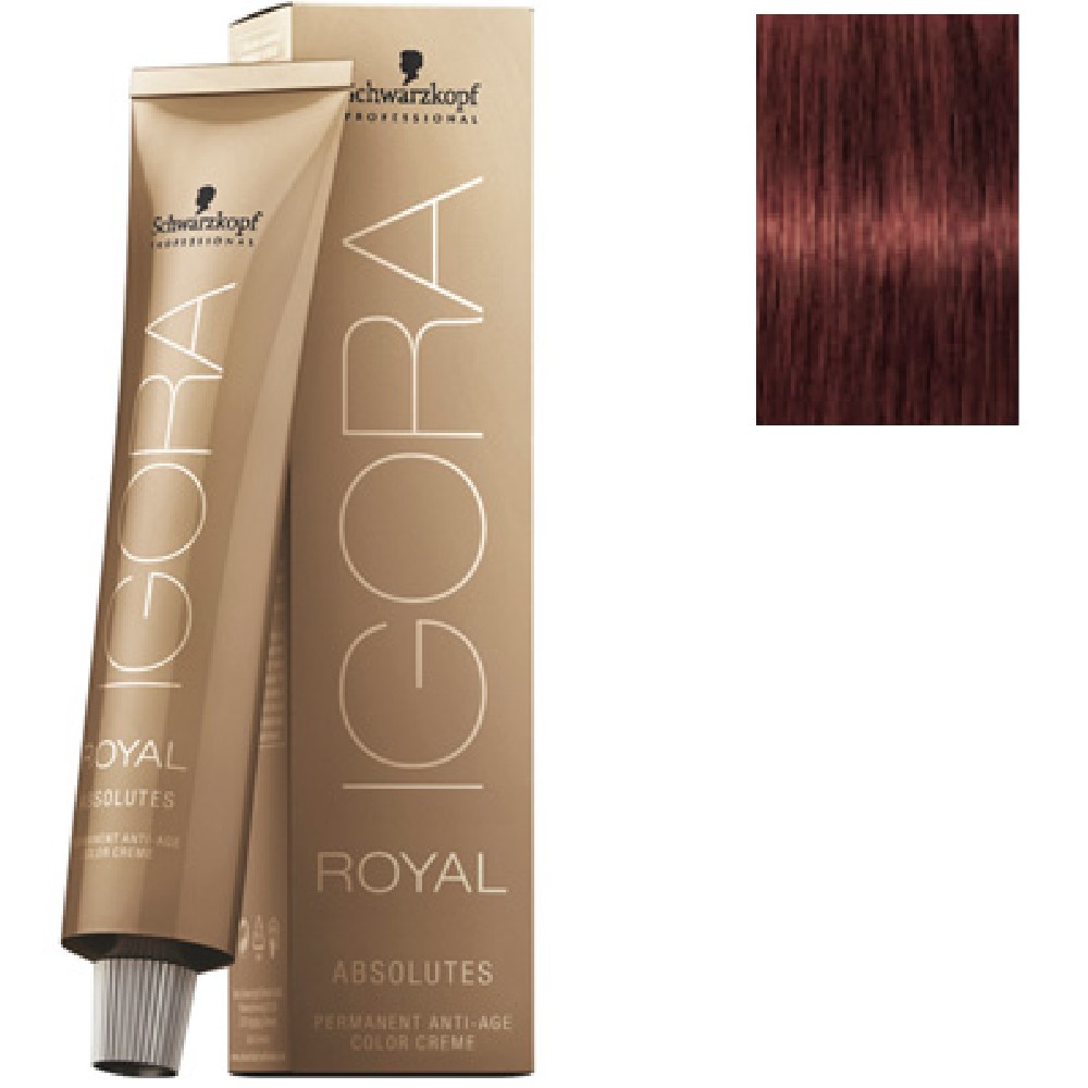 CNTD-6/80  Igora Dfinlep Absolutes Rub Oscuro Rojo-Violeta 6/80 - 60ml