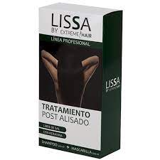 LISSA03  Tratamiento Post Alisado Champú 500ml + Mascarilla 500ml