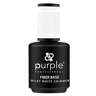 P1604  Fiber base Milky White Shimmer 15ml