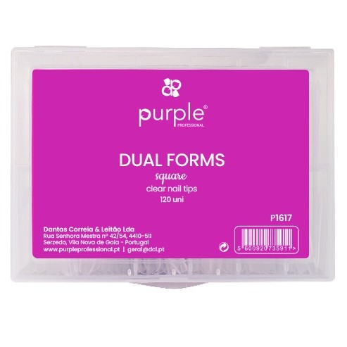 P1617  Tips Dual Forms F1 Purple 120ud