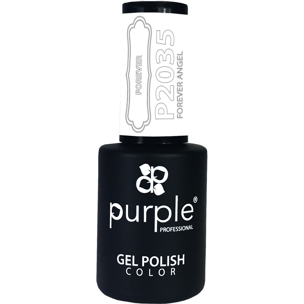 P2035  Gel Polish Forever Angel blanco 10ml Purple