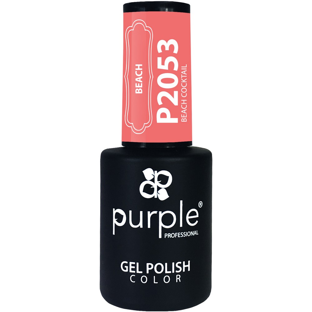 P2053  Gel Polish Beach Cocktail 10 ml Purple