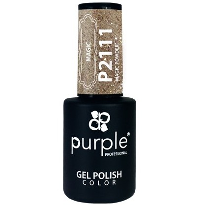 P2111  Gel Polish Magic powder 10 ml Purple