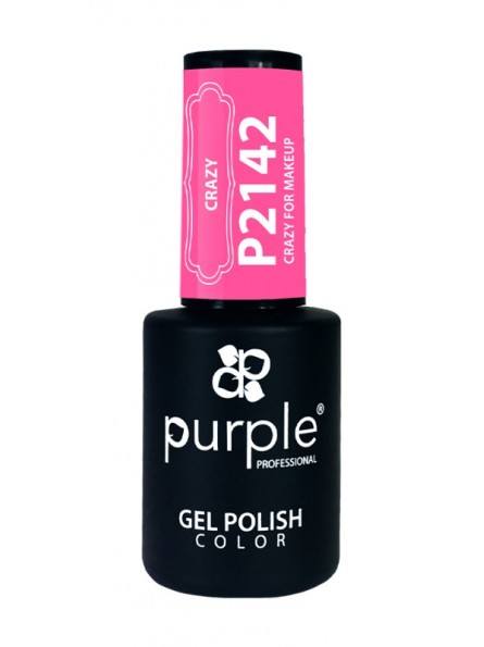 P2142  Gel Polish Crazy For Makeup 10 ml Purple