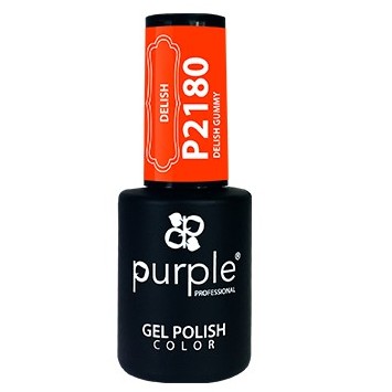 P2180  GEL POLISH DELISH GUMMY 10ml PURPLE