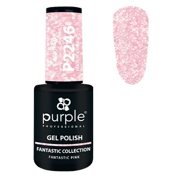 P2246  Gel Polish Fantastic Pink 10 ml  Purple