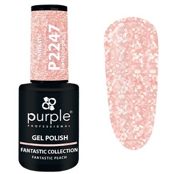 P2247  Gel Polish Fantastic Peach 10 ml  Purple