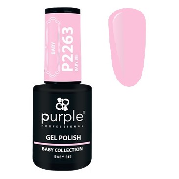 P2263  Gel Polish Baby Bib 10 ml  Purple