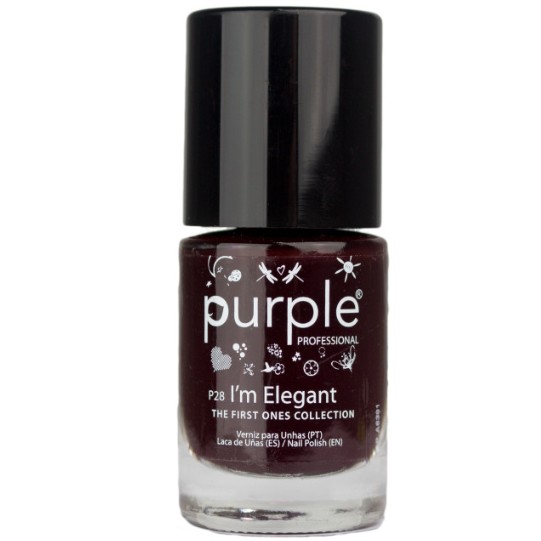 P28  Nail Polish nº28 I'M Elengant 10ml  Purple