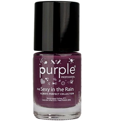 P48  Nail Polish nº48 Sexy in the rain 10ml  Purple