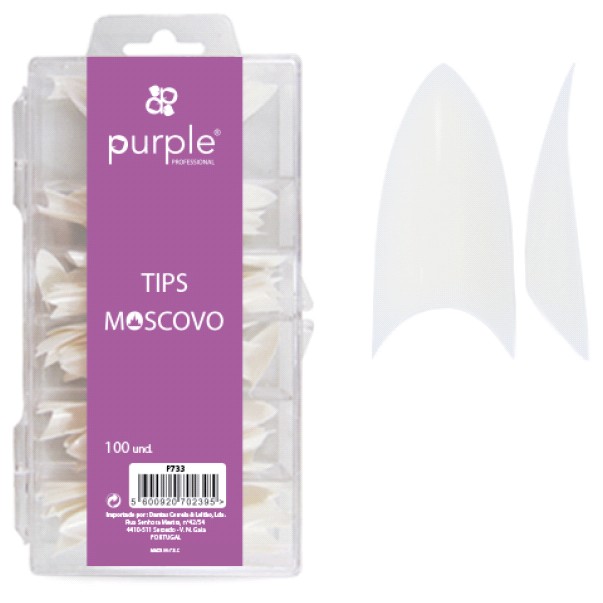 P723  Tips Mascu (Natural) Purple 100ud