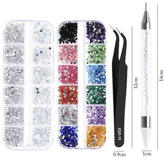 SB23102779248  kit Perlas Colores + Lapiz y Pinza